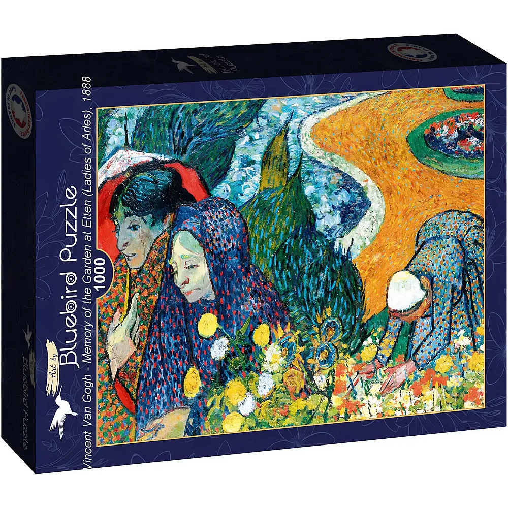 Bluebird Puzzle Vincent Van Gogh Memory of the Garden at Etten Ladies of Arles, 1888 - 1000 Teile