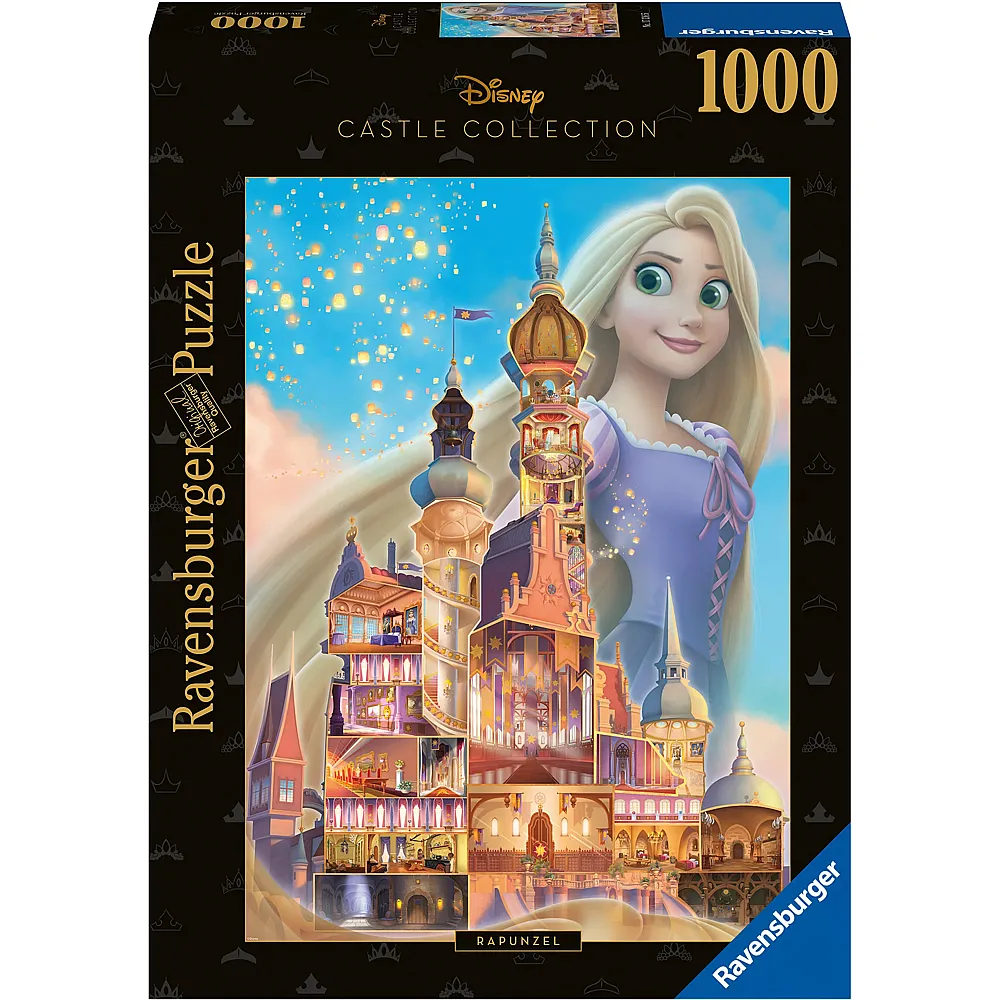 Ravensburger Puzzle Disney Princess Castle Collection Rapunzel 1000Teile