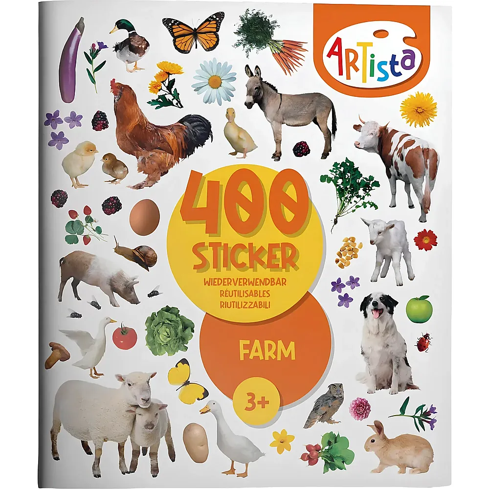 Artista Stickerbuch Bauernhof | Tattoos & Stickers