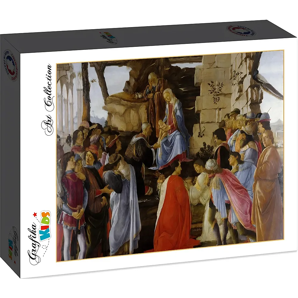 Grafika Puzzle Sandro Botticelli: Adoration of the Magi Zanobi Altar, 1475 24Teile