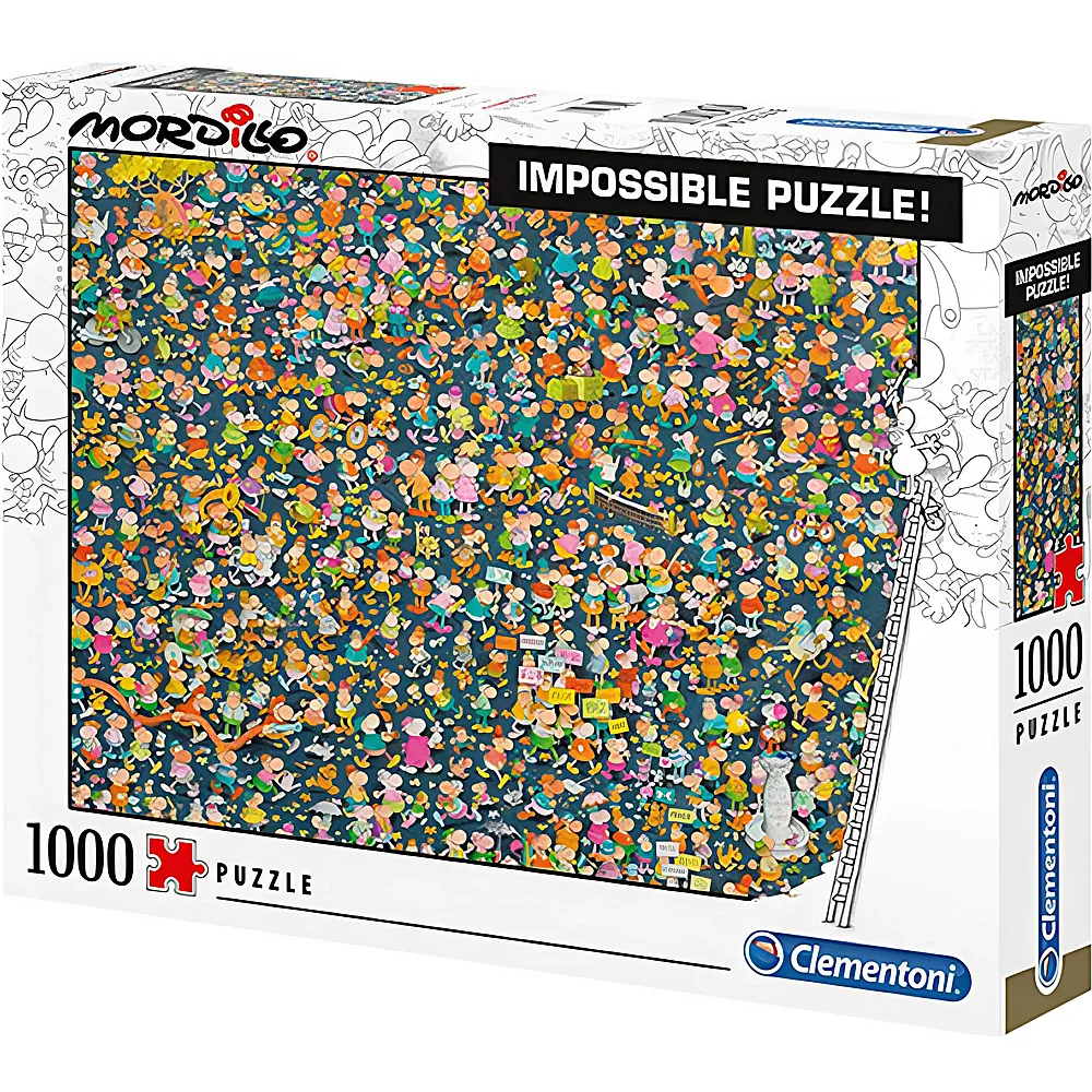Clementoni Puzzle Impossible Mordillo 1000Teile