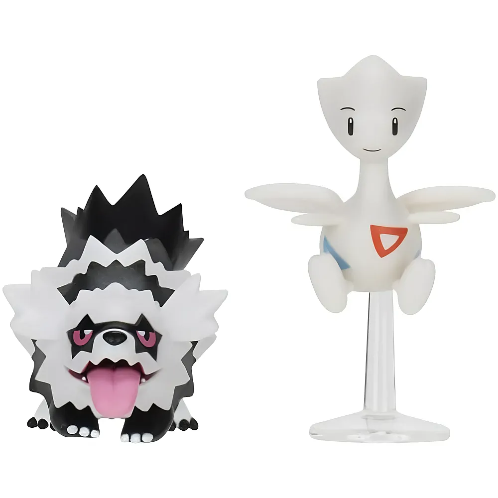 Jazwares Pok�mon Battle Figure 2-Pack Galarian Zigzagoon & Togetic