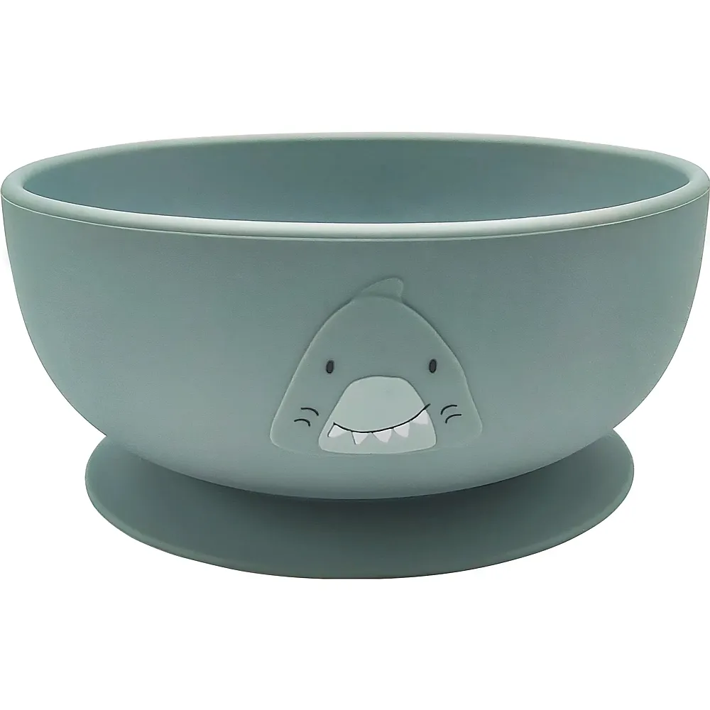 meinspielzeug - Sch�ssel mit Saugnapf Hai -  14 x 6,5 cm | Essen & Trinken