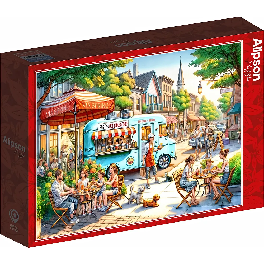 Alipson Puzzle Fast and Delicious Food - 1000 Teile