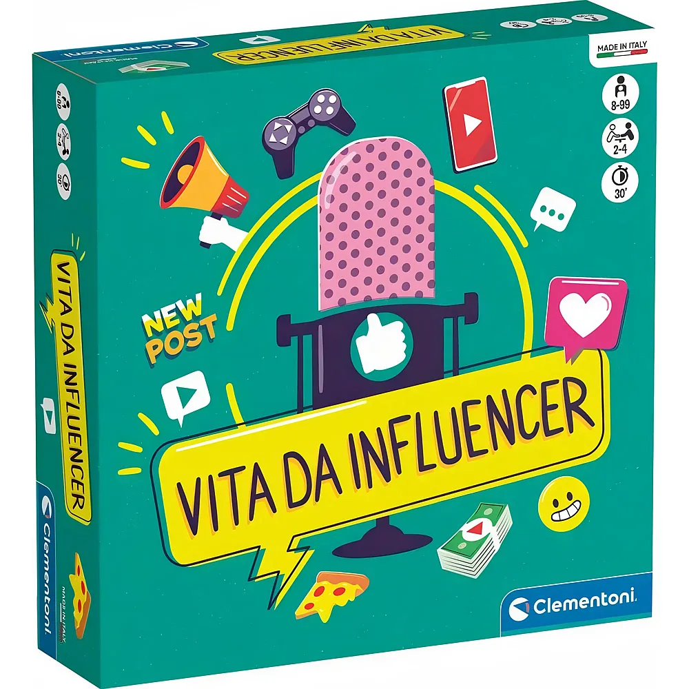 Clementoni Spiele Vita da Influencer - Italiano