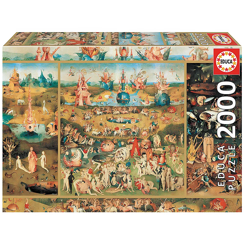 Educa Puzzle The Garden of Earthly Delights 2000Teile