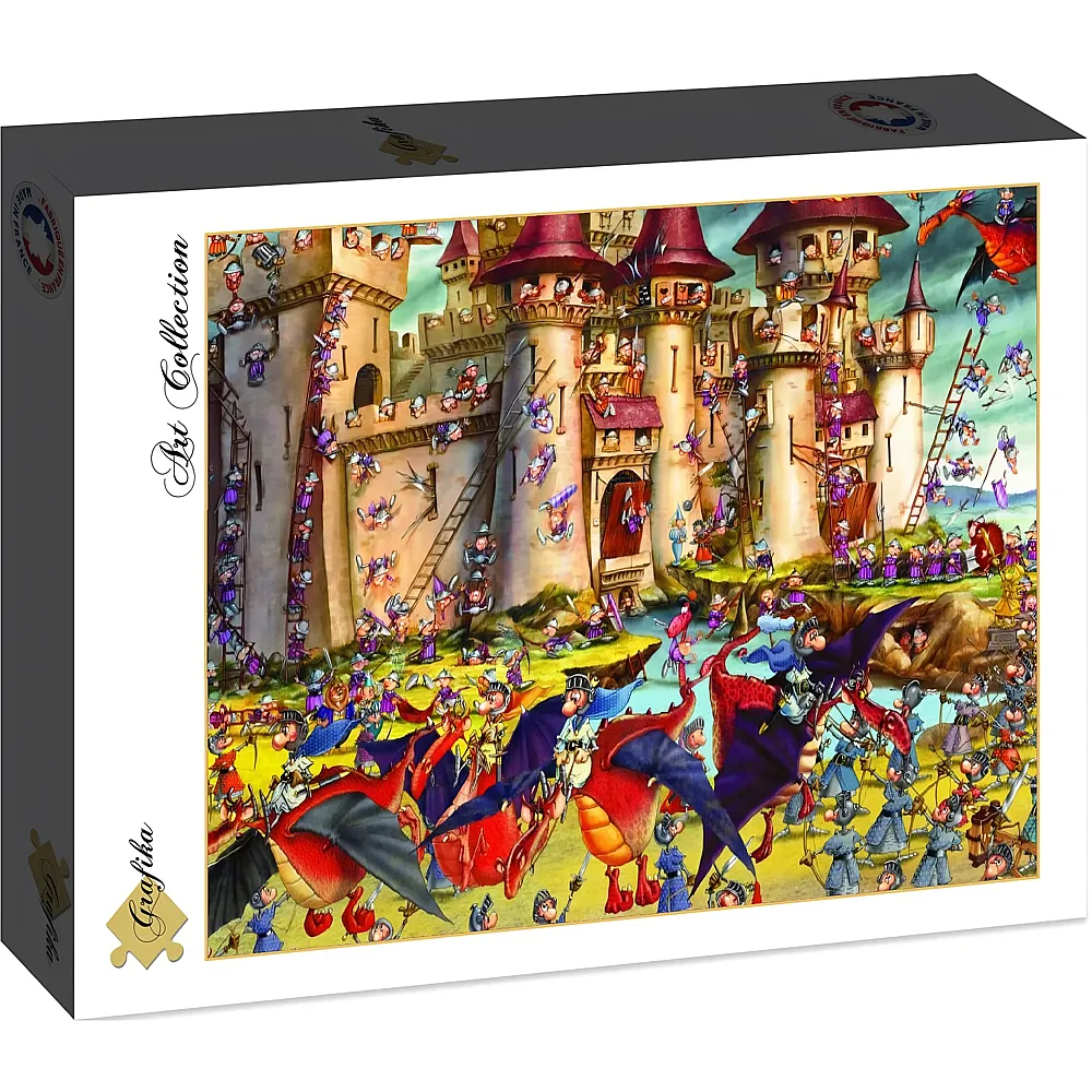 Grafika Puzzle Art Collection Franois Ruyer - Belagerung der Festung - 2000 Teile