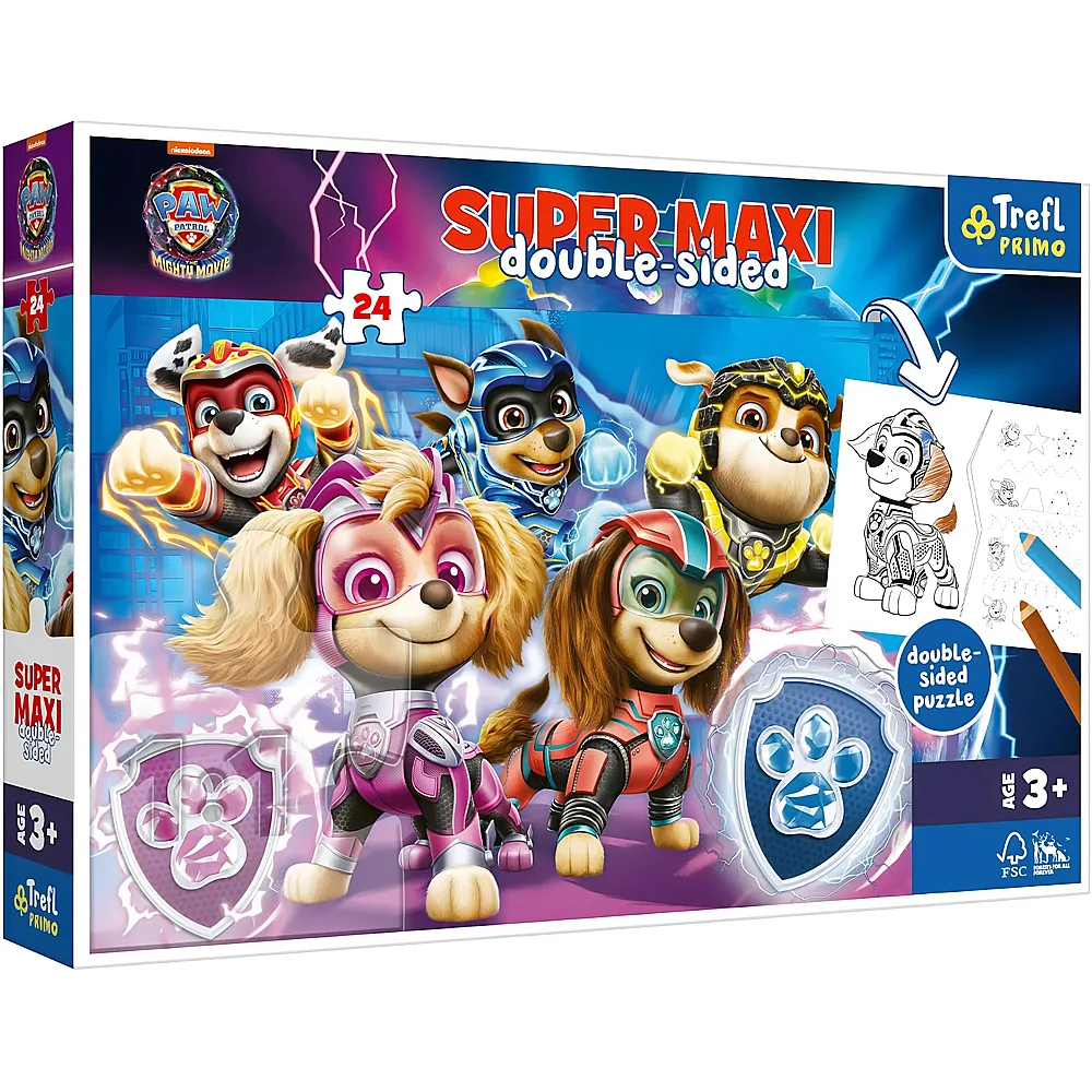 Trefl Puzzle Double Sided Paw Patrol - 24 Teile