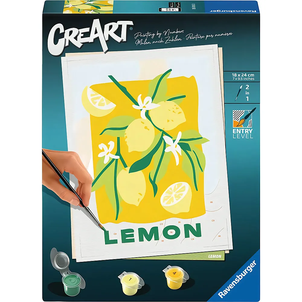 Ravensburger CreArt Malen nach Zahlen - Lemon