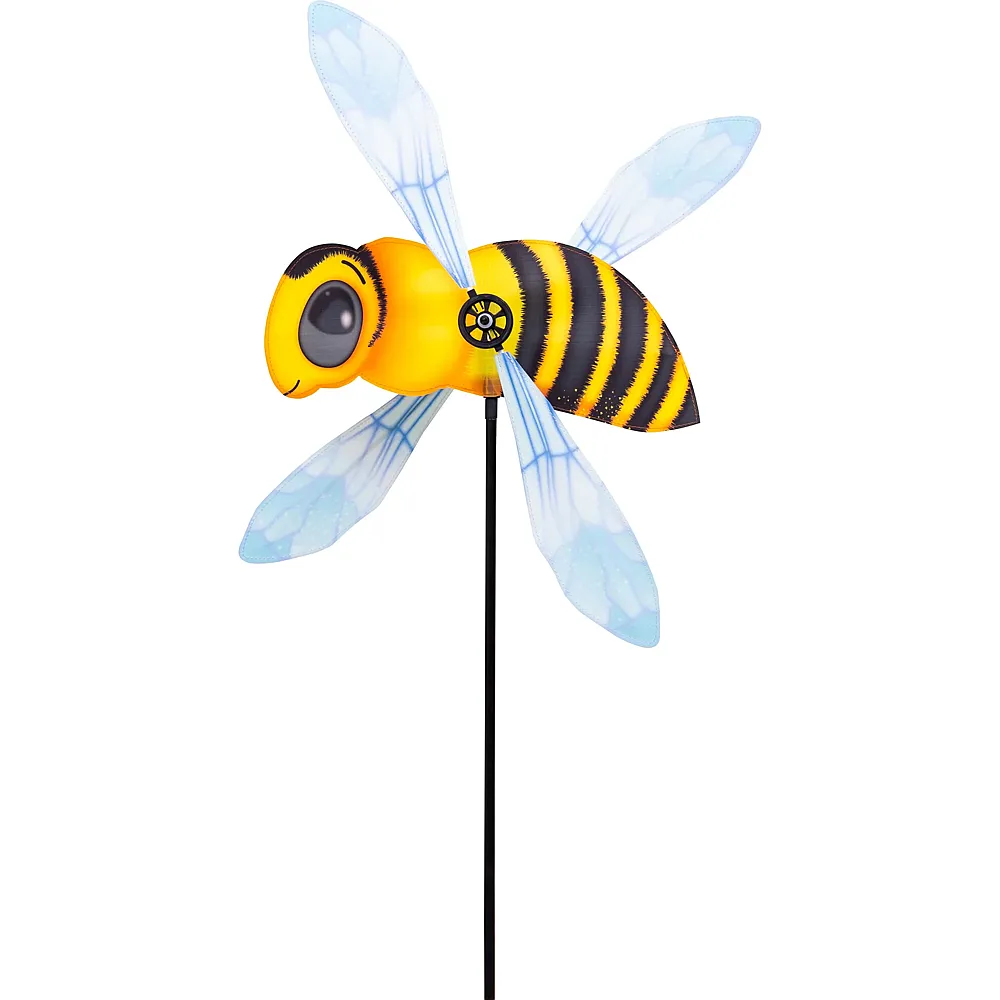 meinspielzeug - HQ Invento Windspiel Paddle Spinner Bee Polyester, wetterfest und lichtbest�ndig