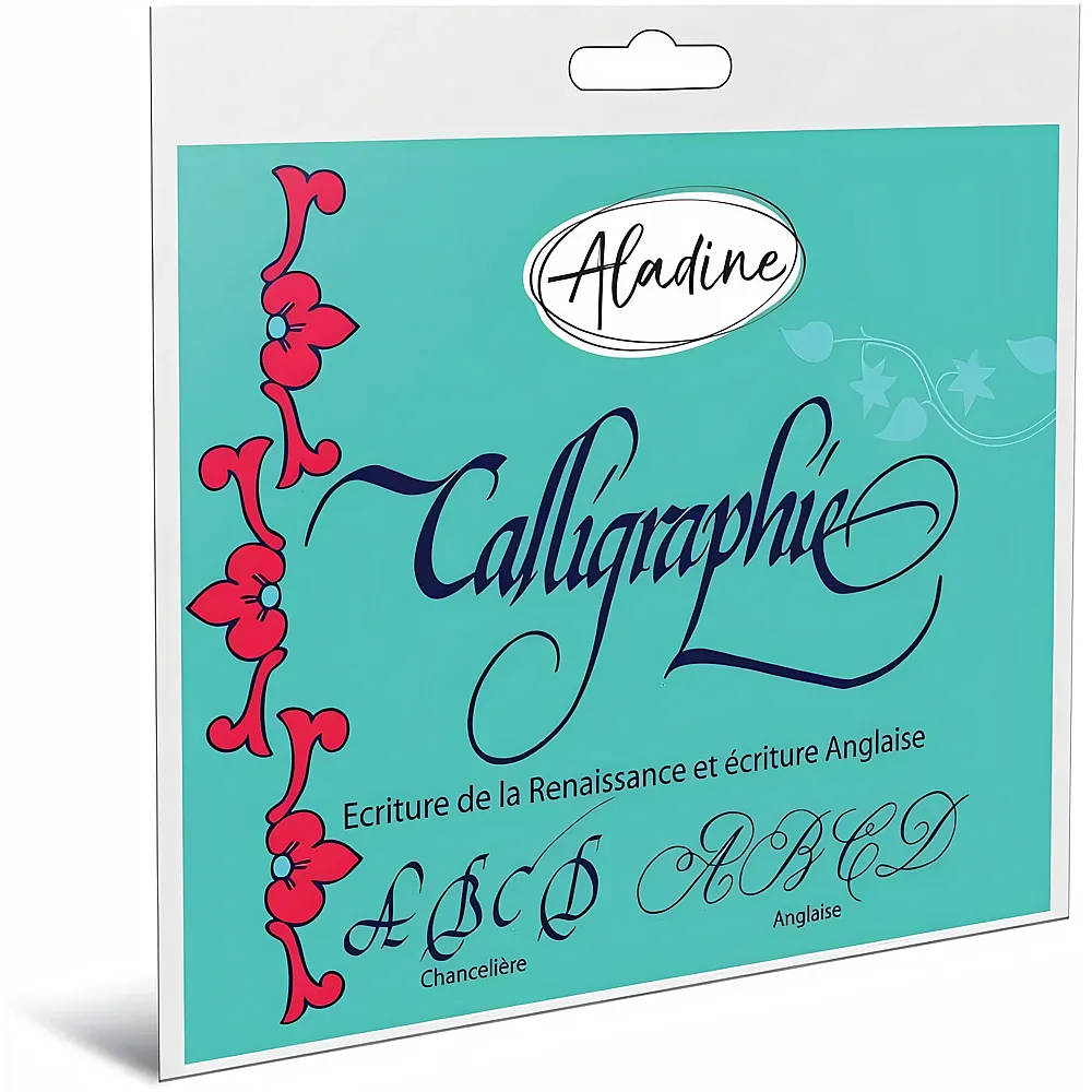 Aladine Kalligraphie-heft Englisch | Malsets