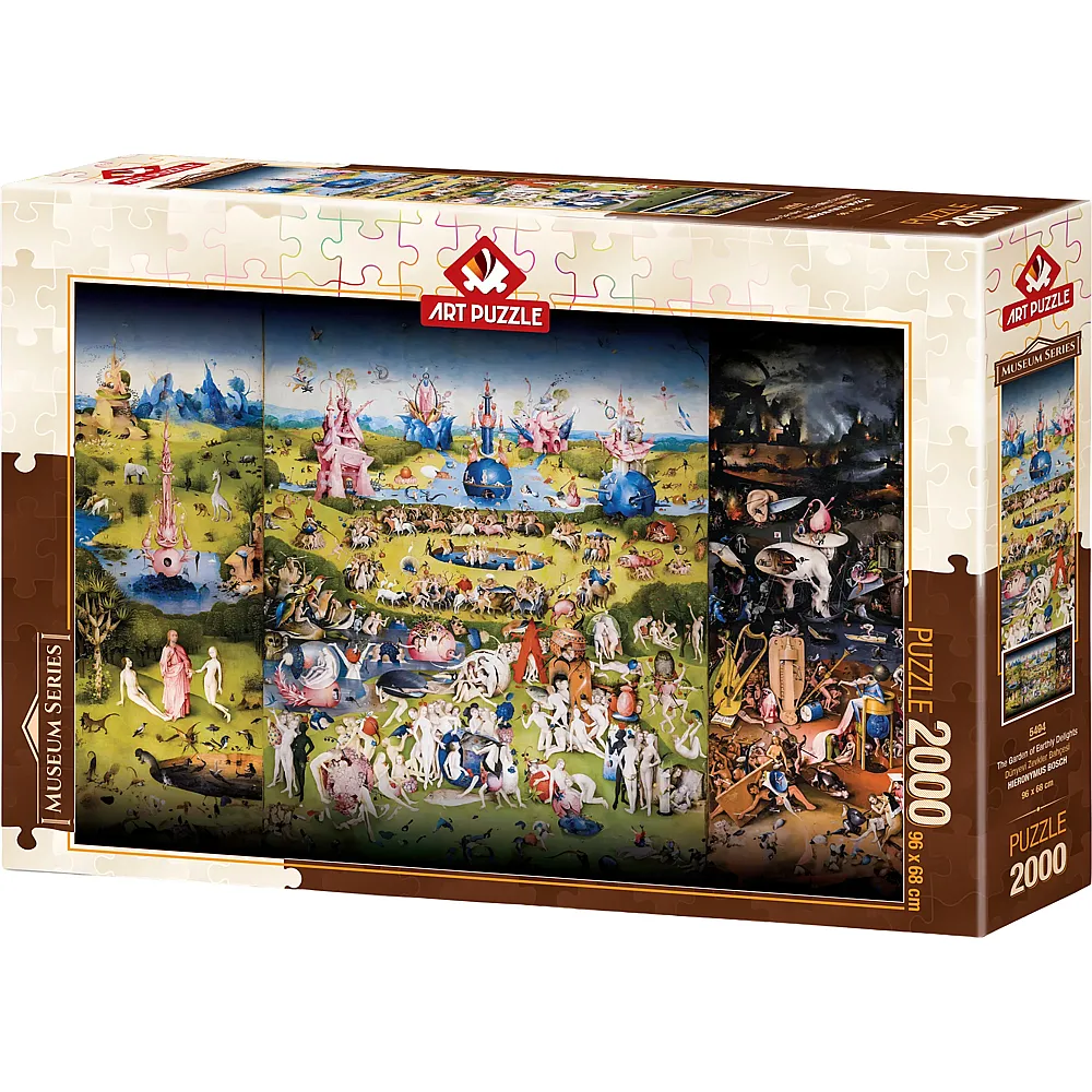 Art Puzzle Der Garten der L�ste - 2000 Teile