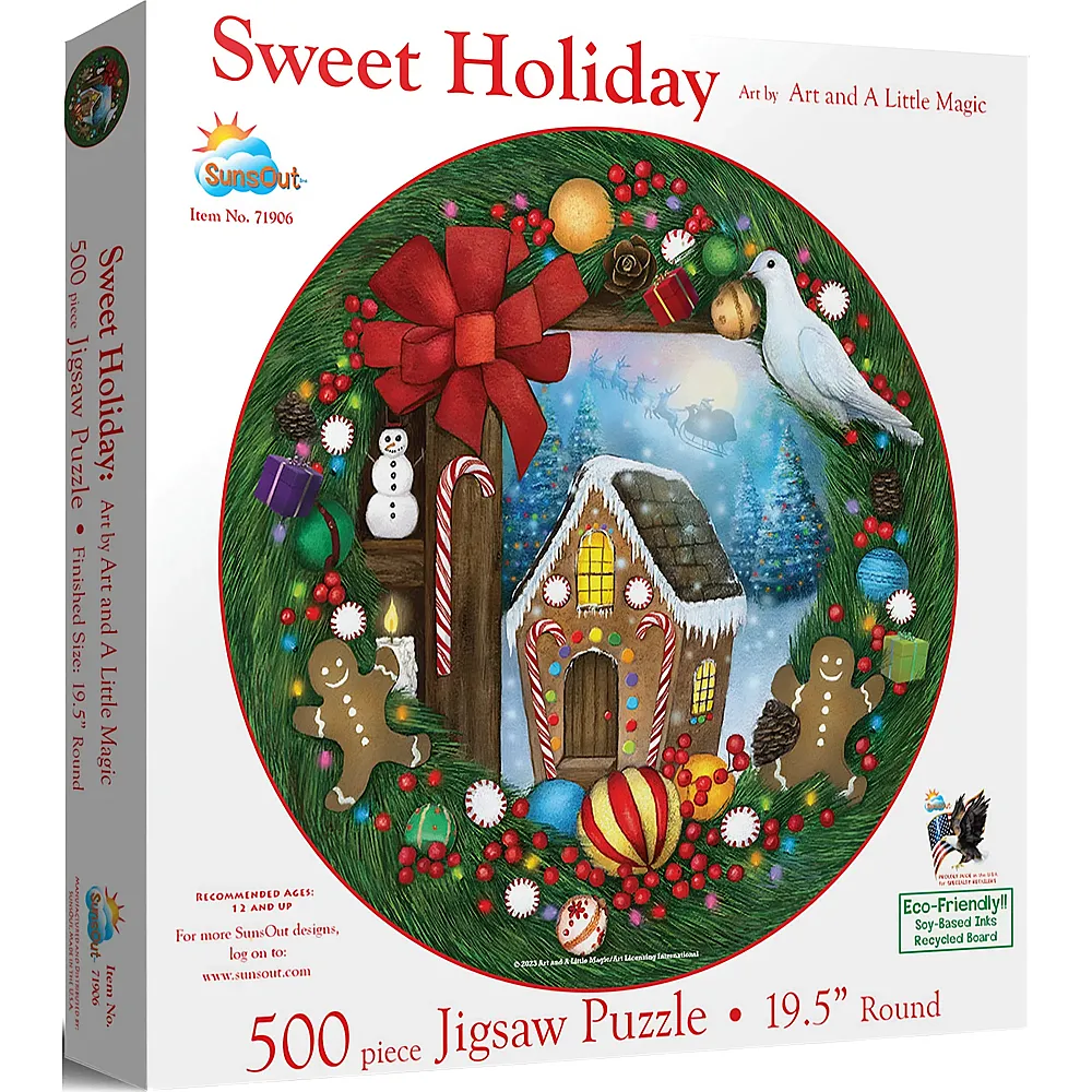 SunsOut Puzzle S�sser Urlaub 500Teile