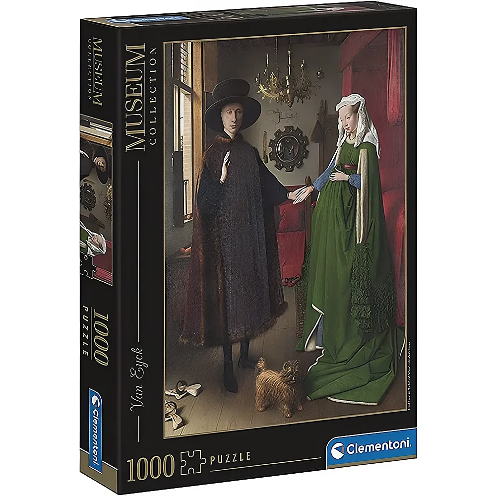 Clementoni Puzzle Museum Collection Van Eyck, Arnolfini and Wife 1000Teile