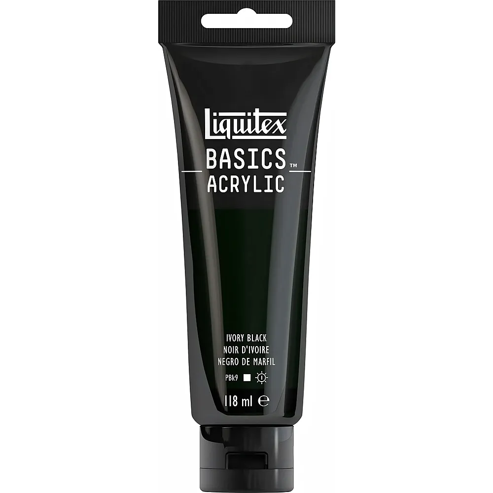 Liquitex Lqx Basics Acrylfarbe 118ml Tube Elfenbeinschwarz - Suche