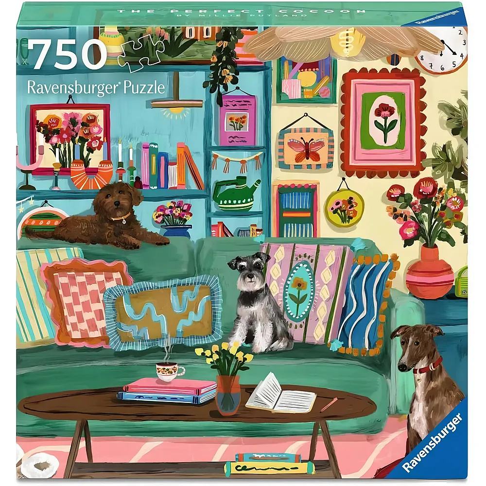 Ravensburger Puzzle Art & Soul Happy place, Cosy place 750Teile