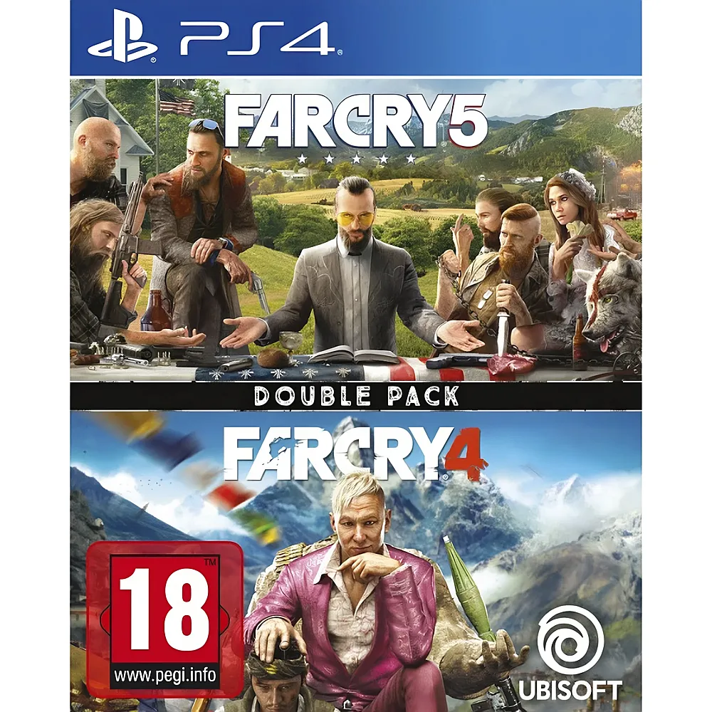 Ubisoft Far Cry 4 + Far Cry 5 - Double Pack PS4 D