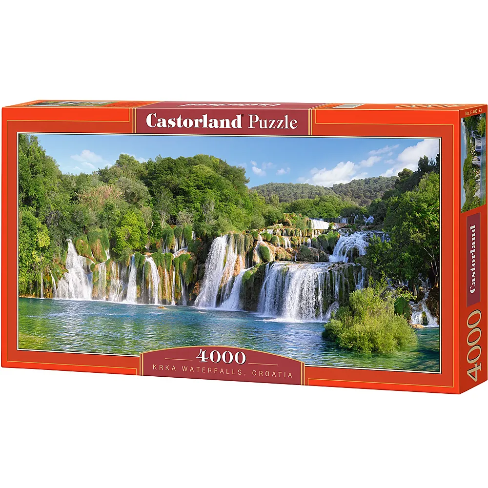 Castorland Puzzle Wasserflle der Krka, Kroatien 4000Teile