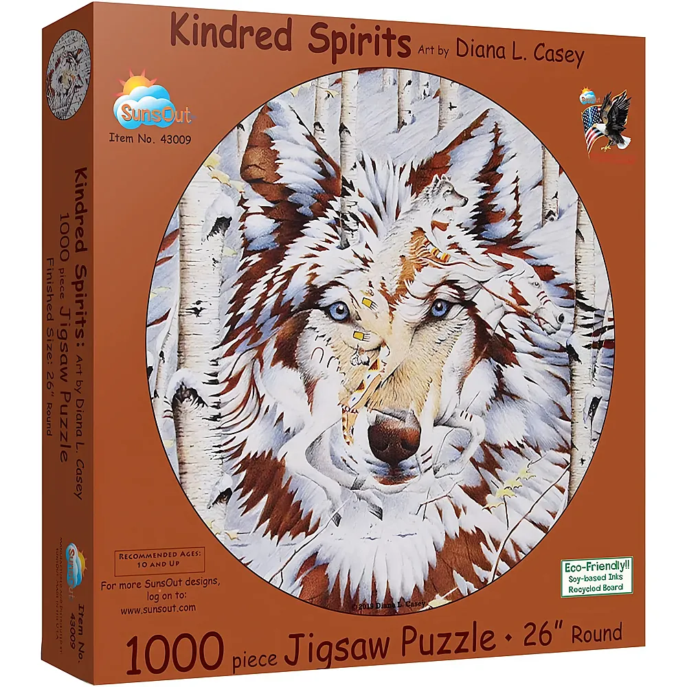 SunsOut Puzzle Diana L. Casey Kindred Spirits - 1000 Teile