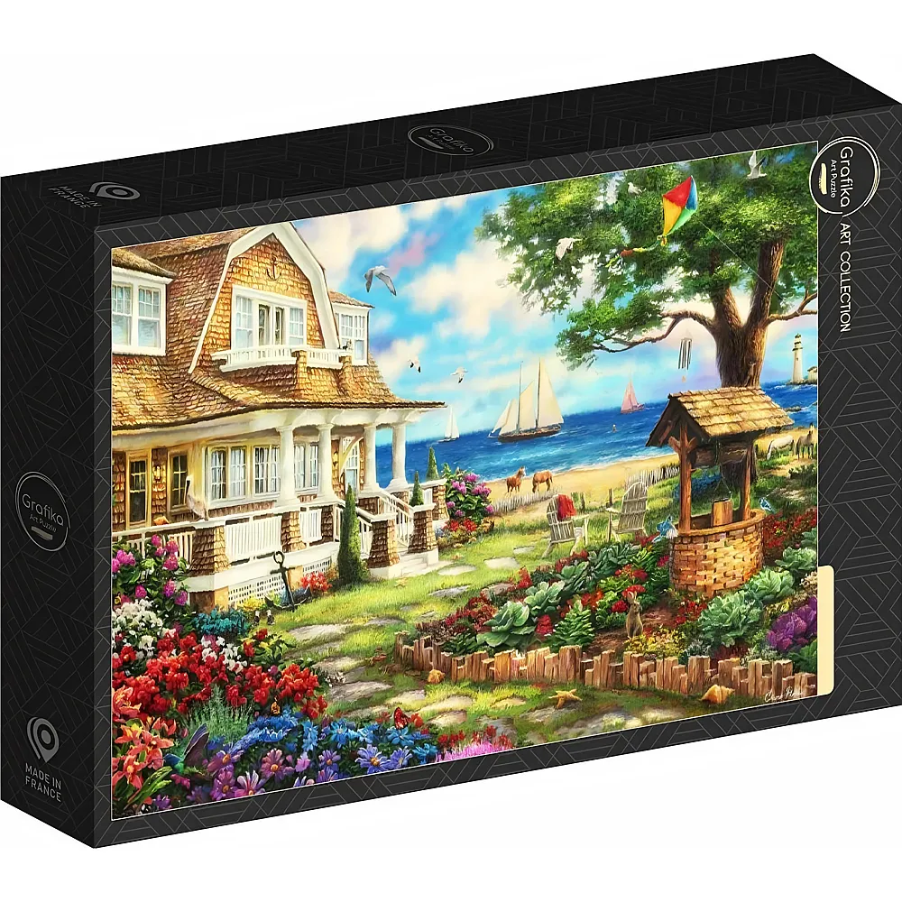 Grafika Puzzle Art Collection Meeresgarten-Ferienhaus - 1000 Teile
