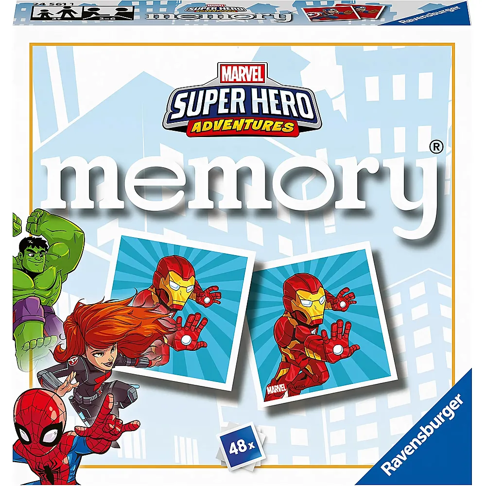Ravensburger Spiele Marvel Avengers Super Hero Adventures Memory EN