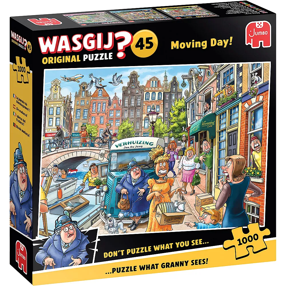 Jumbo Puzzle WASGIJ Original Moving Day 1000Teile