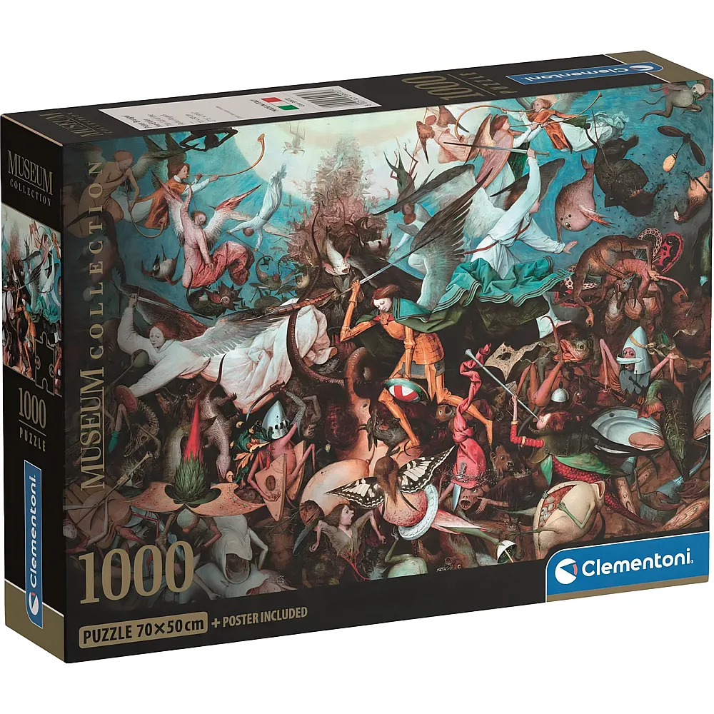Clementoni Puzzle Museum Collection Bruegel, Der Sturz der rebellierenden Engel 1000Teile