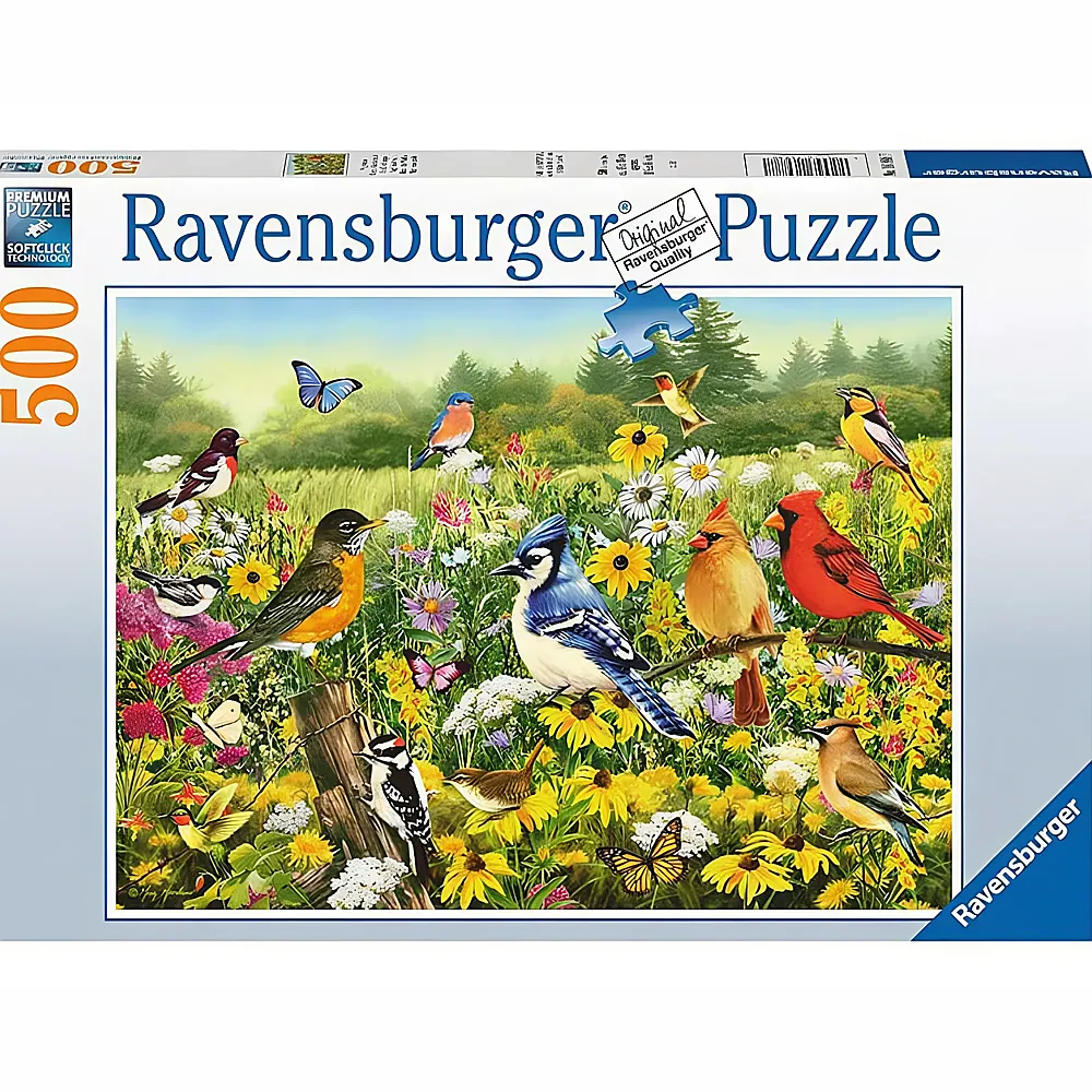 Ravensburger Puzzle Vogelwiese 500Teile