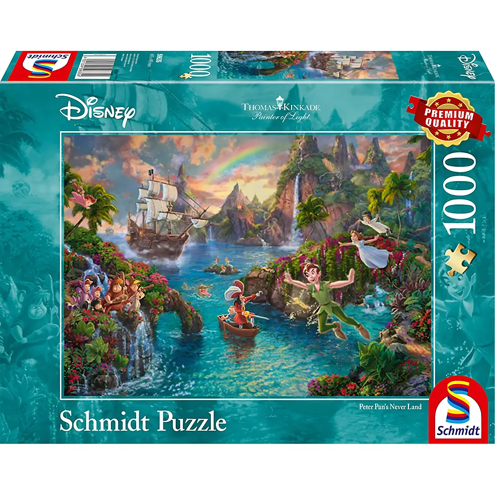 Schmidt Puzzle Disney Peter Pan 1000Teile