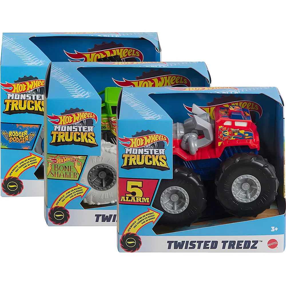 Hot Wheels Monster Trucks Twisted Tredz - 1:43