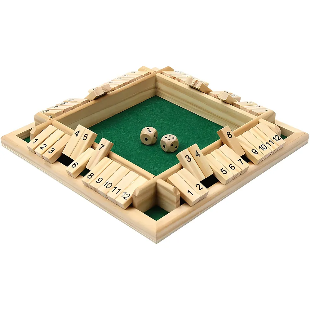 Kitchnexus Deluxe 4-Spieler Shut The Box Gr�n - Suche