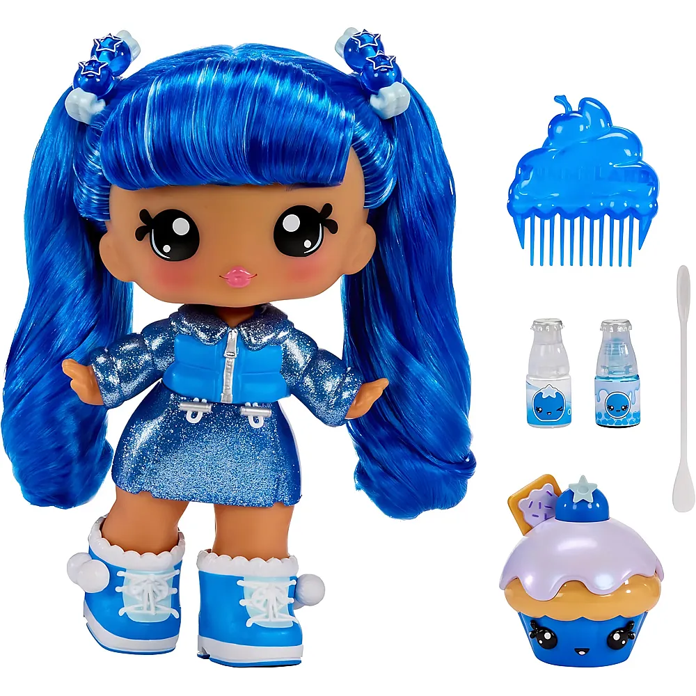 MGA Yummiland Grosse Puppe & Lipgloss-Tier  Rory Blueberry