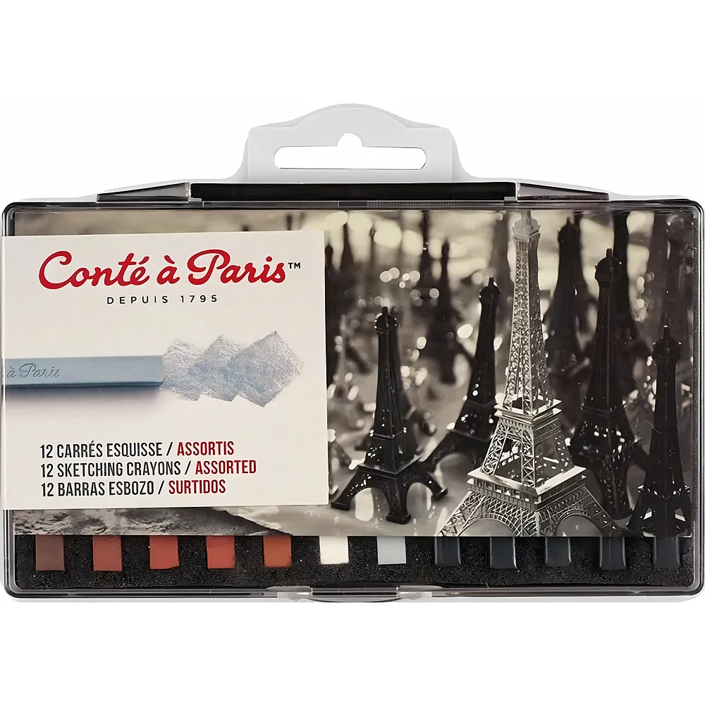 Conte A Paris Conte Carre Esquiss 12er Set Hngbar - Suche