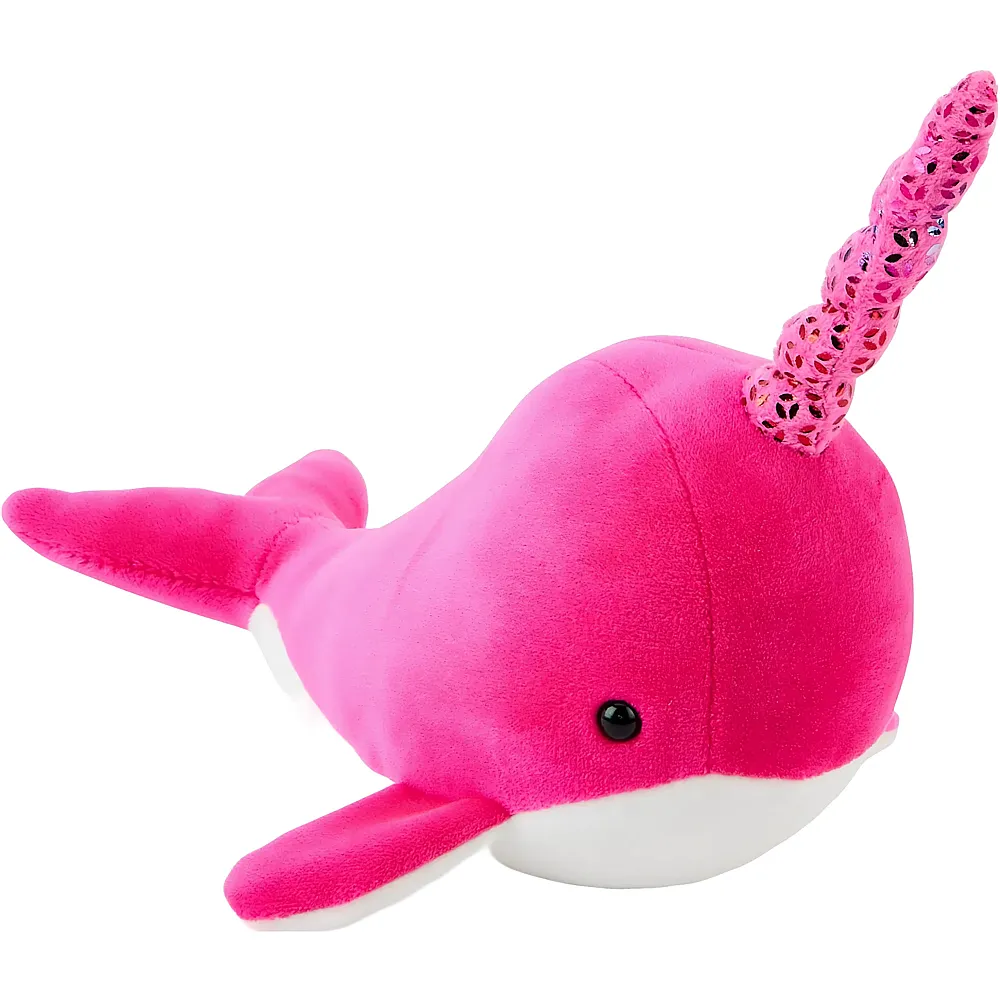 Zappi Co Narwal Rosa - 15 cm