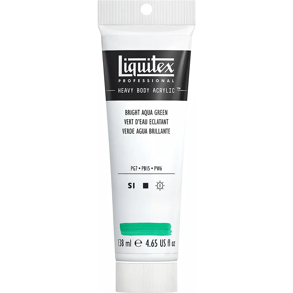 Liquitex Lqx Prof. Heavy Body Acrylfarbe 138ml Tube Aquagrn Leuchten - Suche