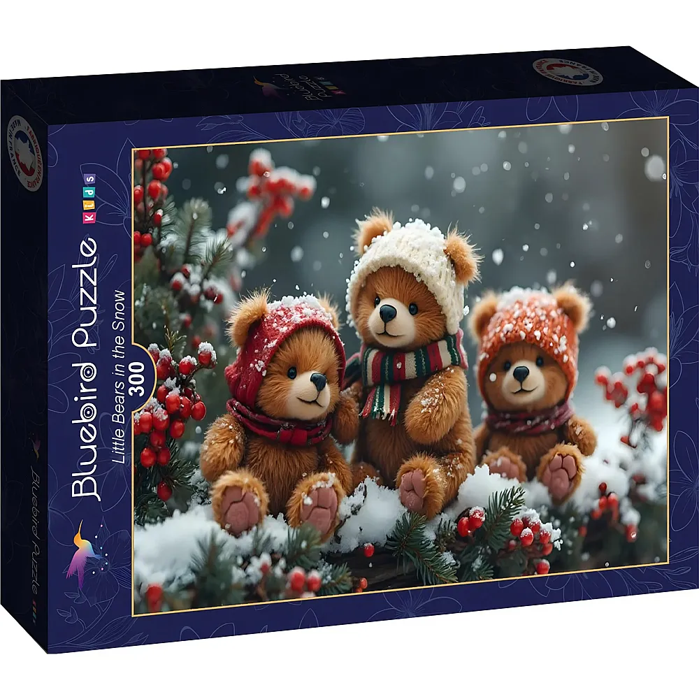 Bluebird Puzzle Kleine B�ren im Schnee 300Teile