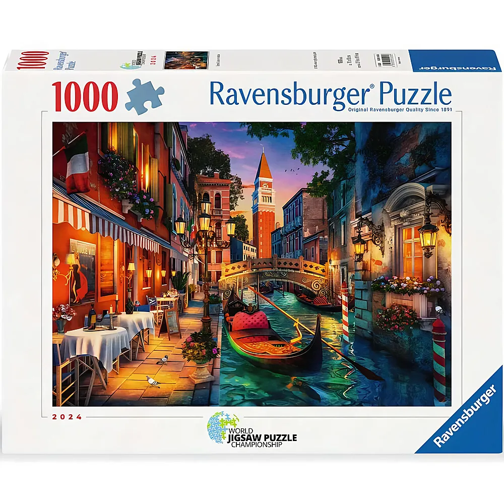 Ravensburger Puzzle Kanalrundfahrt in Venedig - 1000 Teile