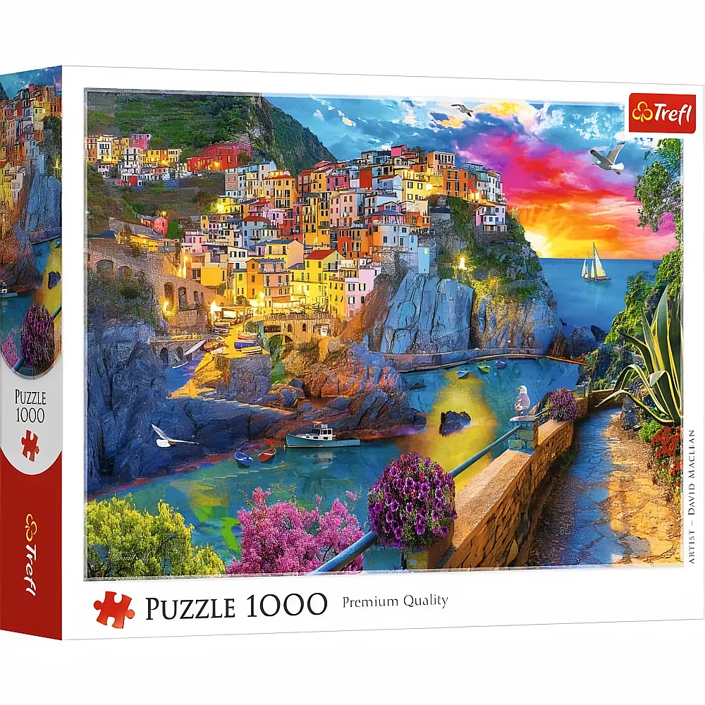 Trefl Puzzle Abendspaziergang in den Cinque Terre - 1000 Teile