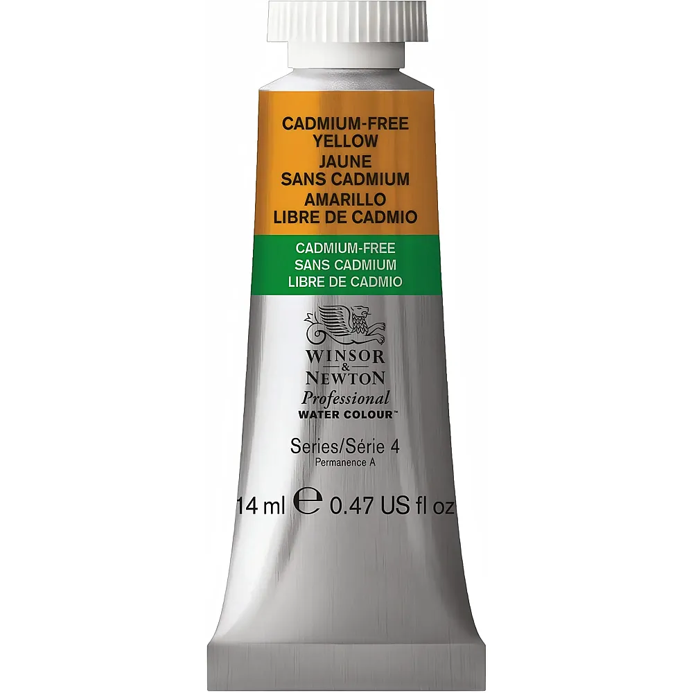 Winsor & Newton Professional Water Colour Aquarellfarbe Kadmiumfrei Gelb - 1/2 Napf