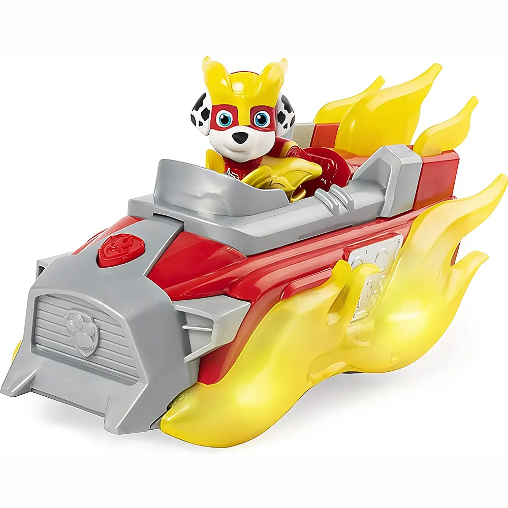 Spin Master Mighty Pups Charged Up Paw Patrol Marshall Deluxe Vehicle