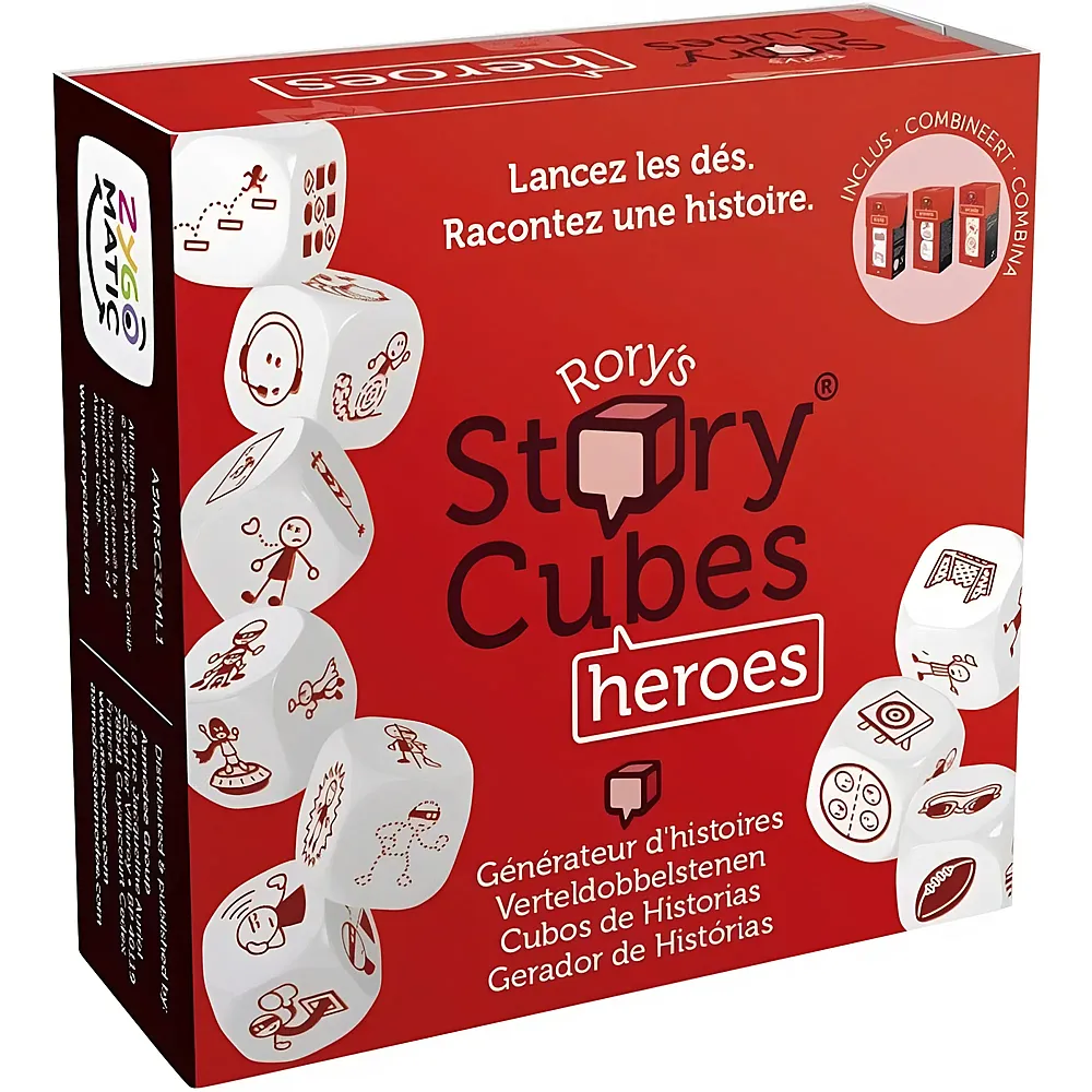 Asmodee Rorys Story Cubes Helden
