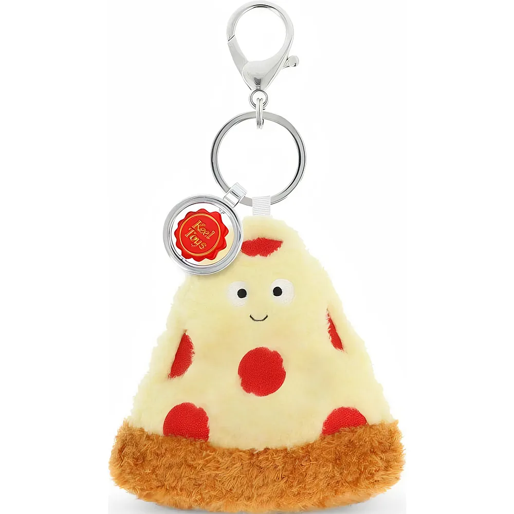 meinspielzeug - KeelToys Keeleco Schl�sselanh�nger Pizza - 12 cm | Accessoires