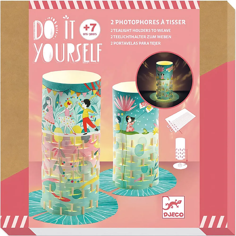 Djeco Kreativ DIY - Windlichter zum Weben