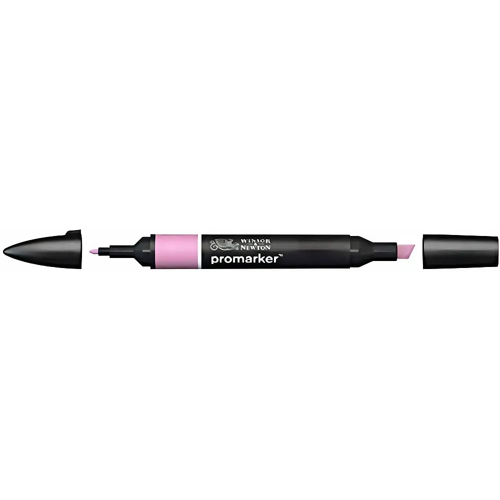 Winsor & Newton Promarker Stift mit 2 Spitzen Fuchsienrosa | Farbe & Kreide
