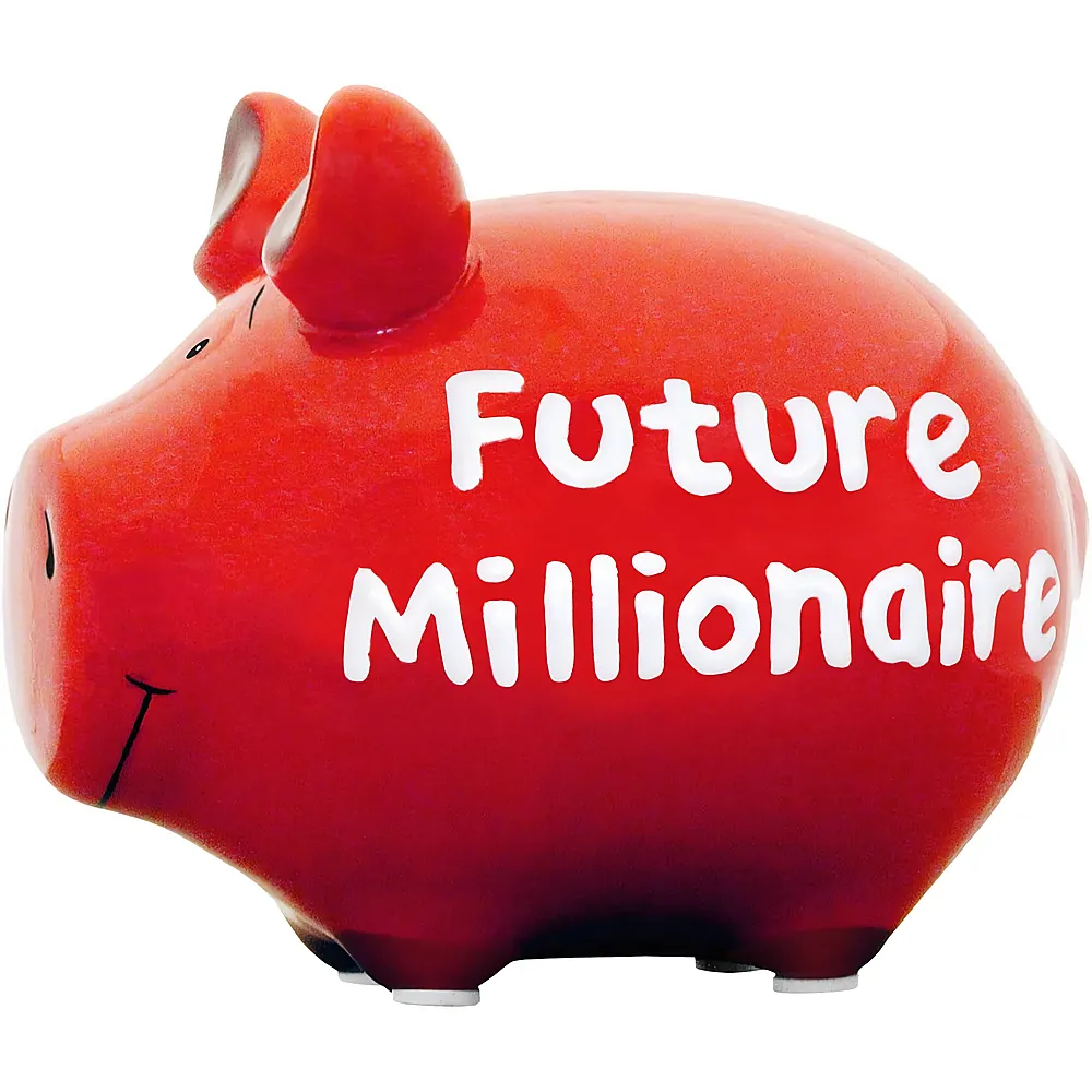 KCG Sparschwein Future Millionaire aus Keramik | Dekoration