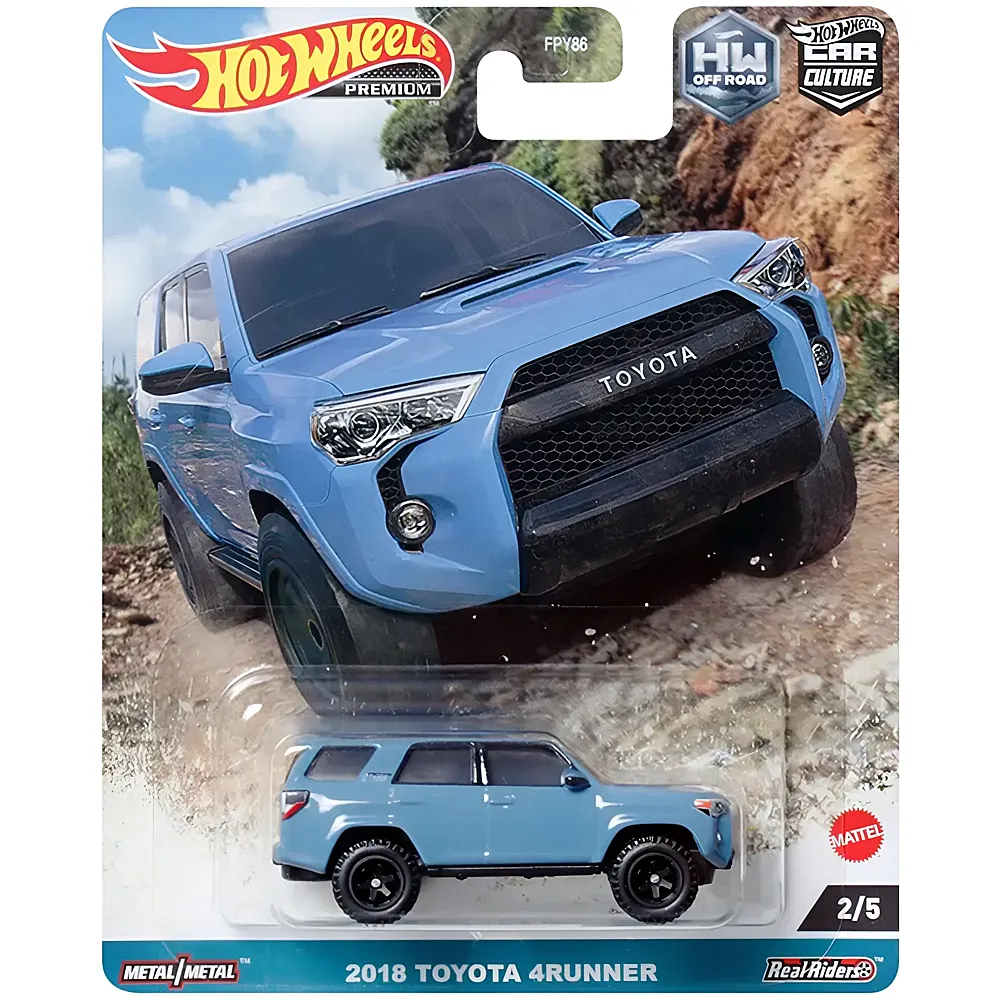 Hot Wheels Premium Car Culture 2018 Toyota 4Runner 1:64 | Spielzeugauto