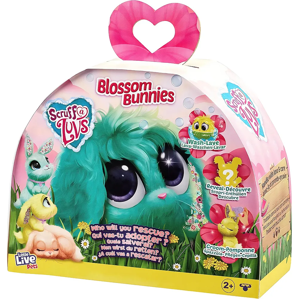 Moose Toys Little Live Pets - Scruff-a-Luvs: Blossom Bunnys sortiert