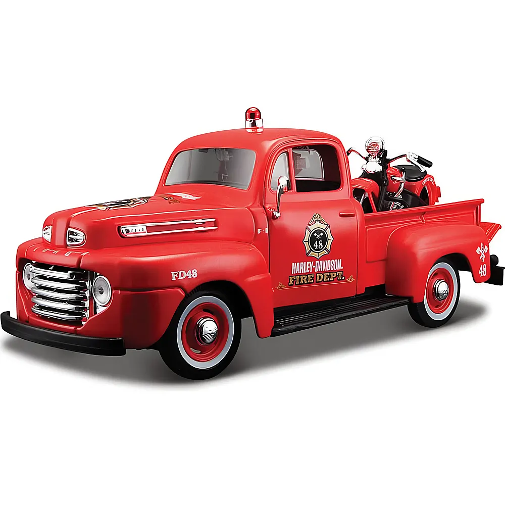 Maisto 1:24 Ford F-1 Pick up & El Knucklehead 1936 | Die-Cast 1:24