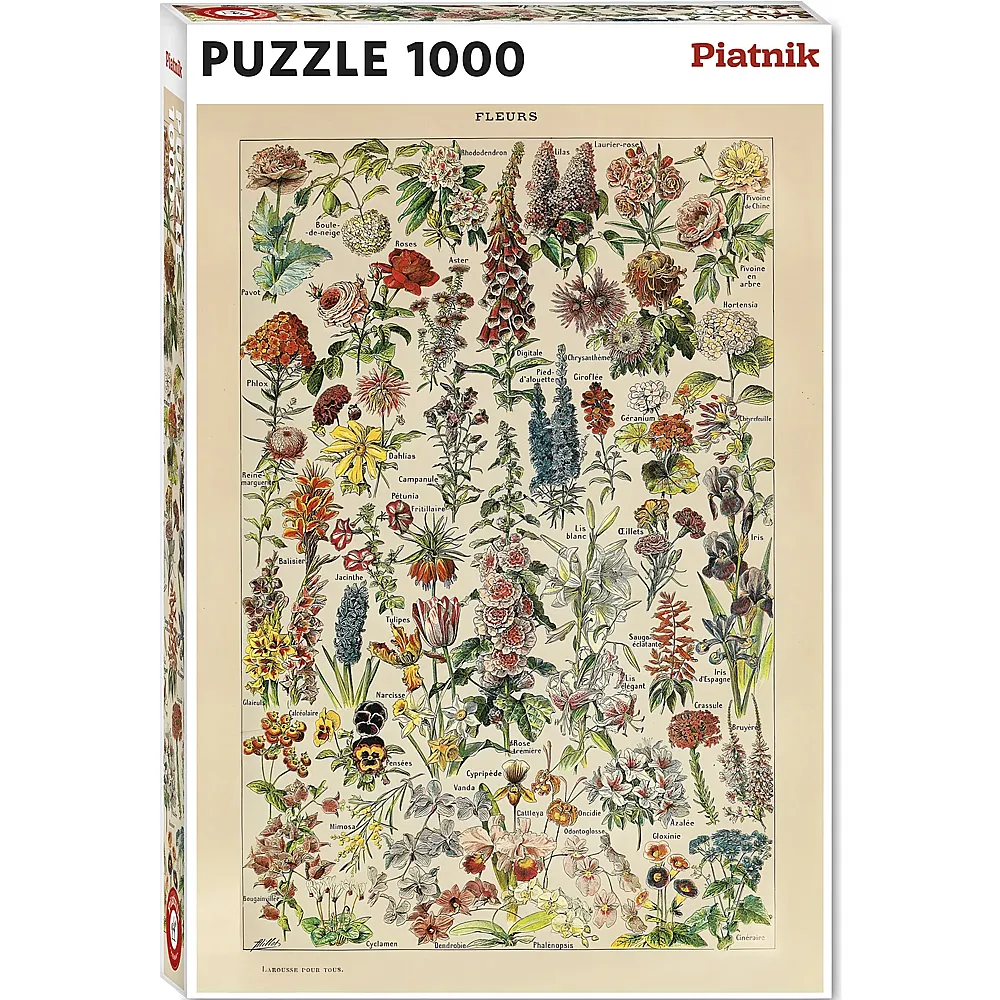 Piatnik Puzzle Millot - Blumen 1000Teile | Puzzle 1000 Teile