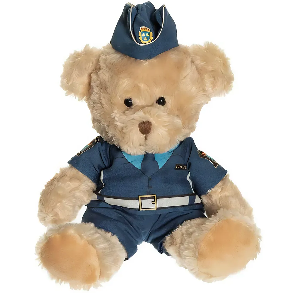 Teddykompaniet Teddy Polisnalle Der Polizist - 28 cm